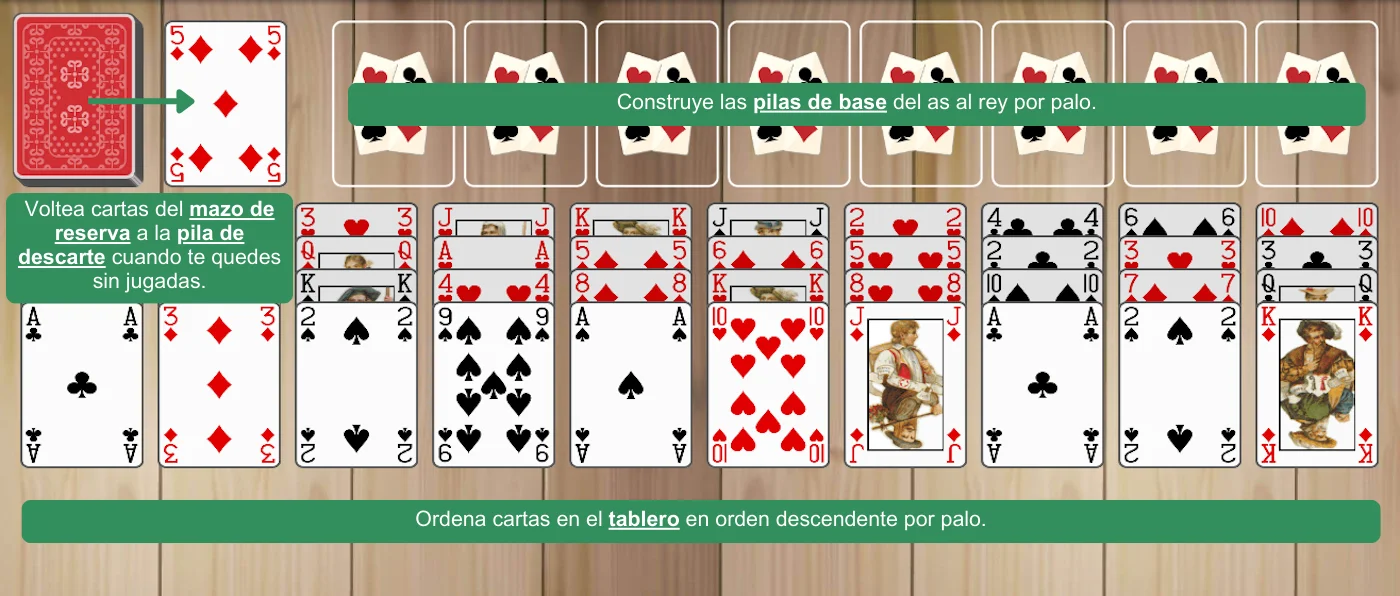 Preparación del Solitario Josephine
